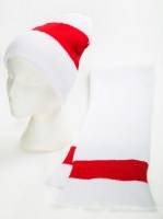 detroit away toque and scarf
